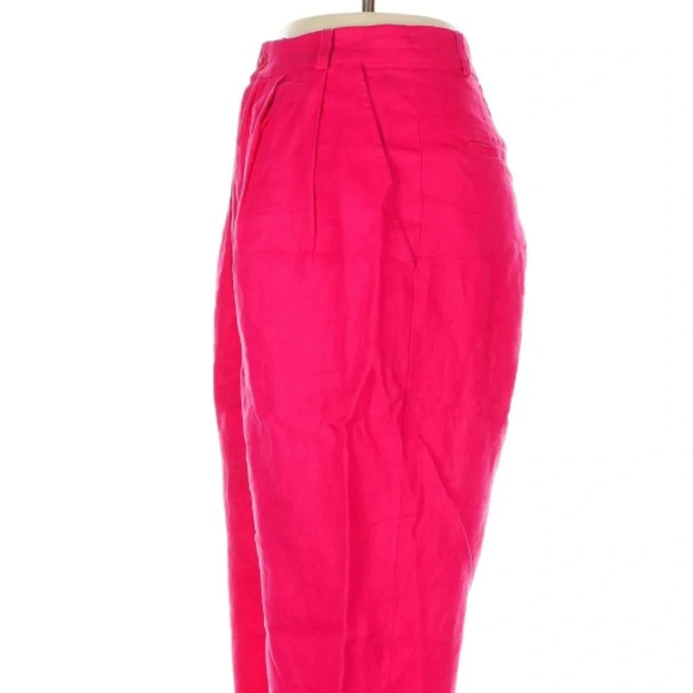 REFORMATION Vesta Linen Pant 100% Linen Pink Wide Leg Pants Size 0